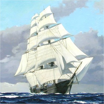 The clipper ship The Young America